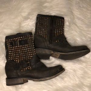 Studded Steve Madden moto bootie